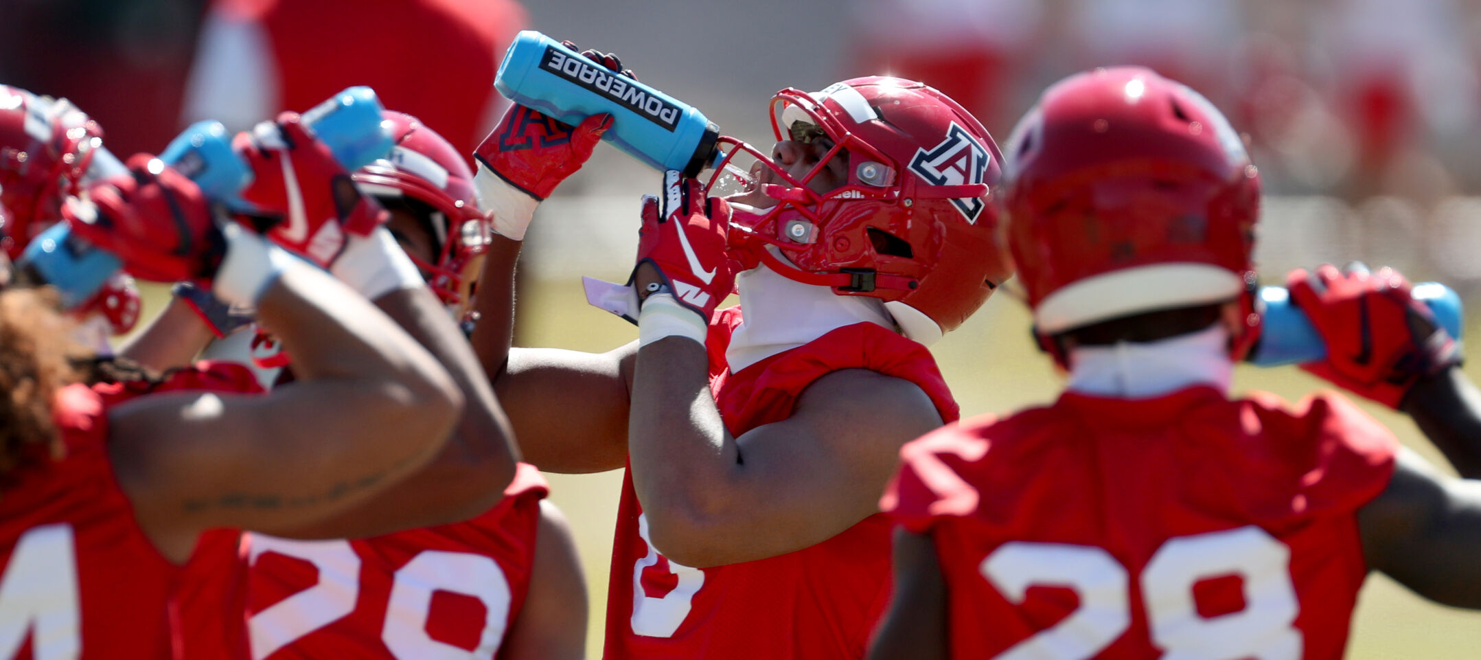 UA football day two